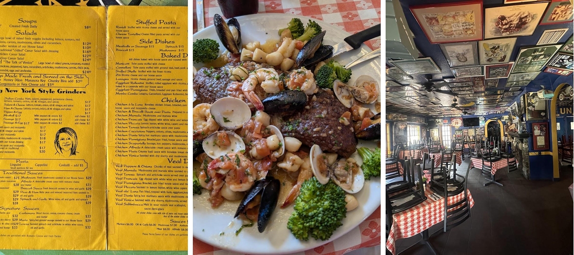 Luna Restaurant Menu